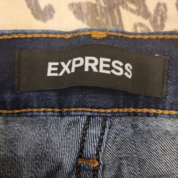 Express Denim Jean Leggings Size 4 - Picture 4 of 4